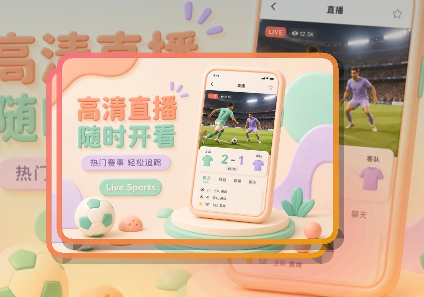 紧凑功能卡 · App与网页版入口 · 多场赛事切换更清楚界面展示